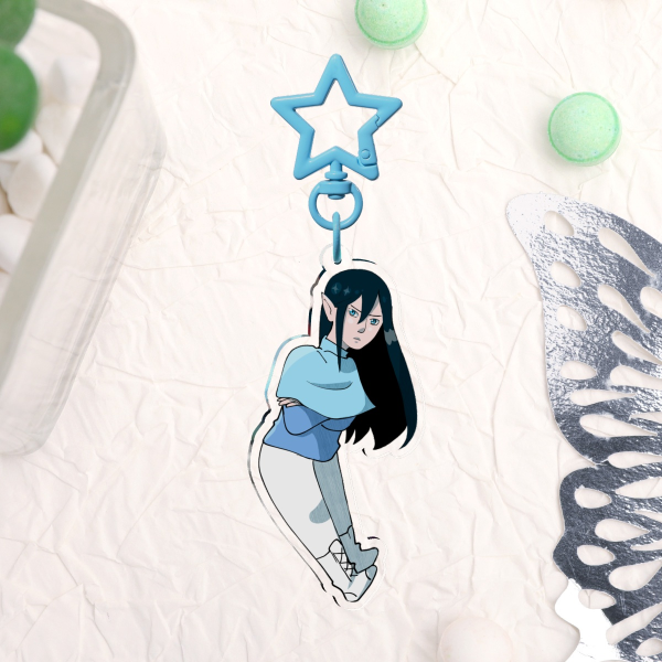 OC - Winter - Clear Acrylic Keychain