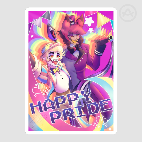 Radioapple Happy Pride Sticker
