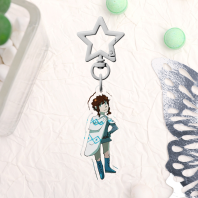 OC - Ian - Clear Acrylic Keychain