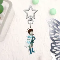 OC - Ian - Clear Acrylic Keychain
