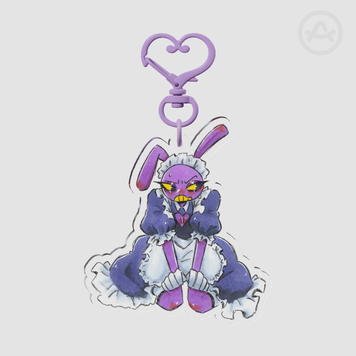 Maid Jax Clear Acrylic Keychains