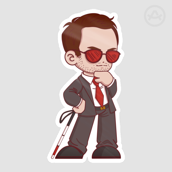 Daredevil | Chibi Matt Die Cut Sticker | DDBA