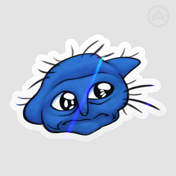 Gumpy Cat - Sticker