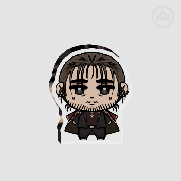 Guy Campbell chibi OC thick mini acrylic stand