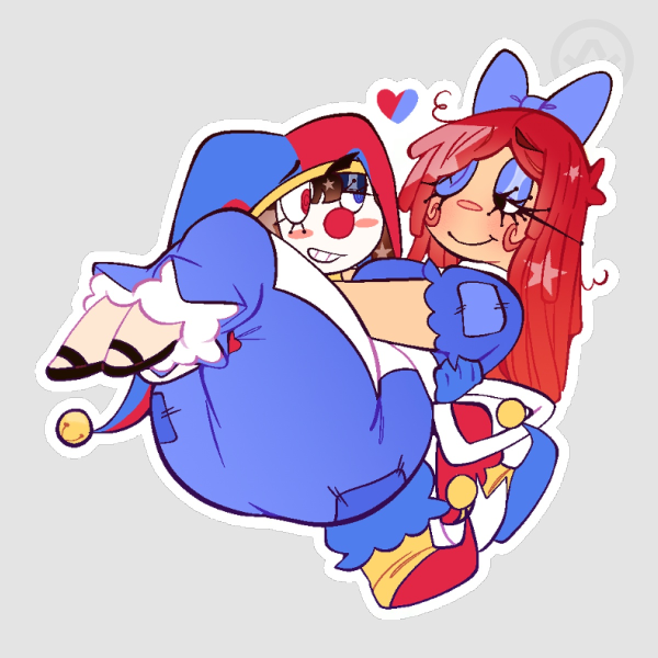 Jesterdoll Diecut Sticker