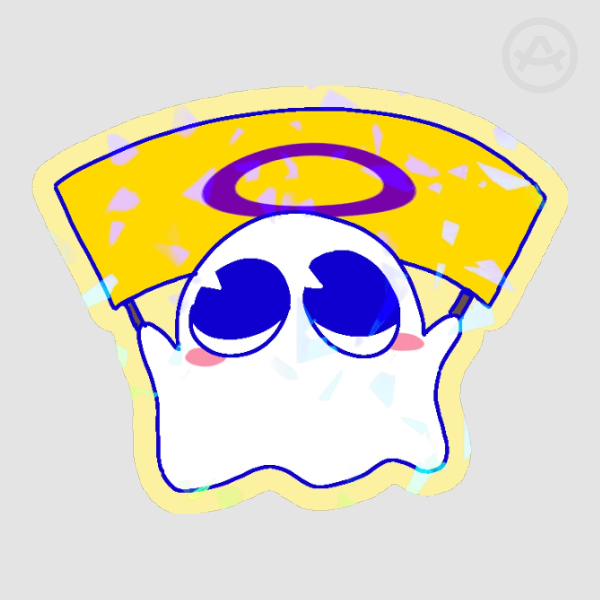 Intersex ghost sticker