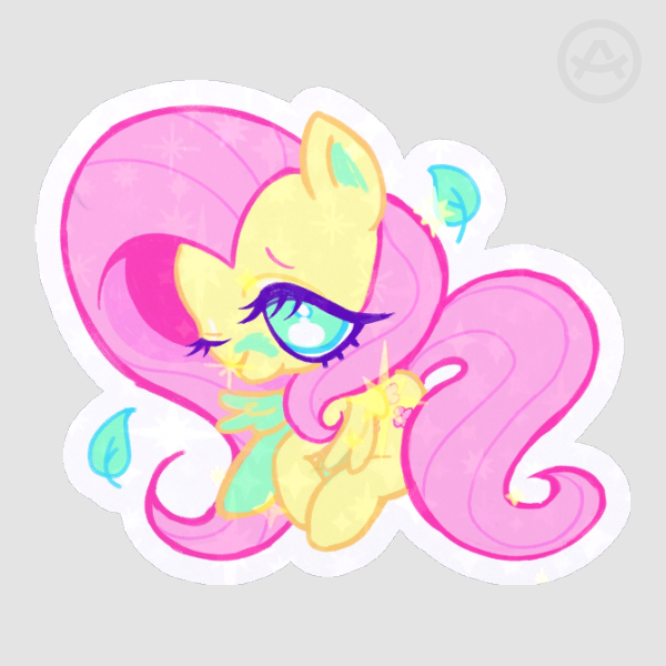 Fluttershy My Little Pony (MLP) Die Cut Sticker
