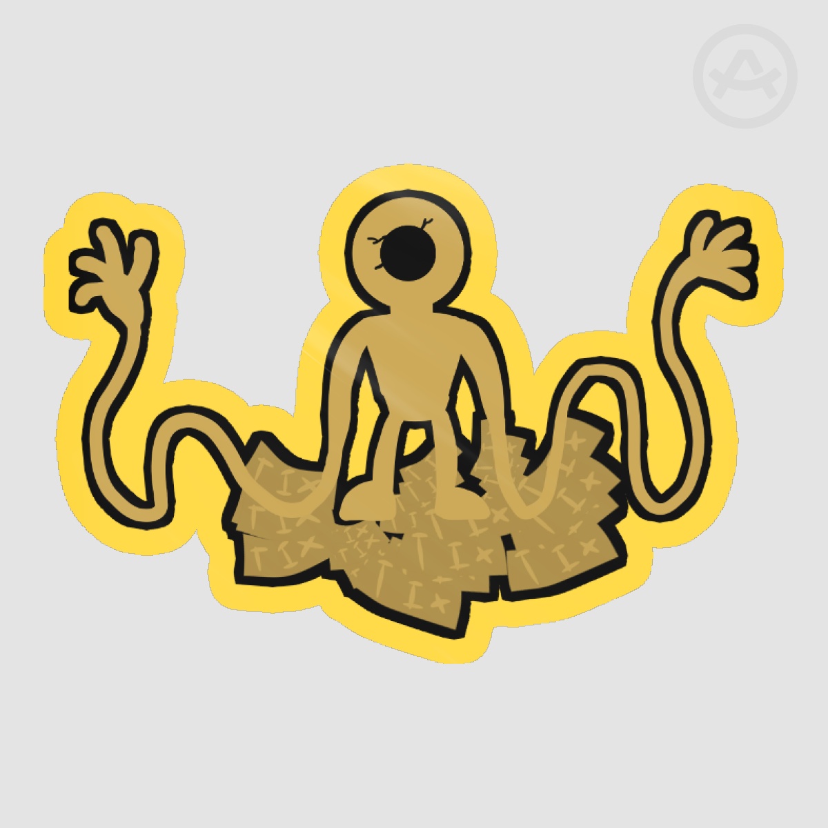 GREED Block tales sticker