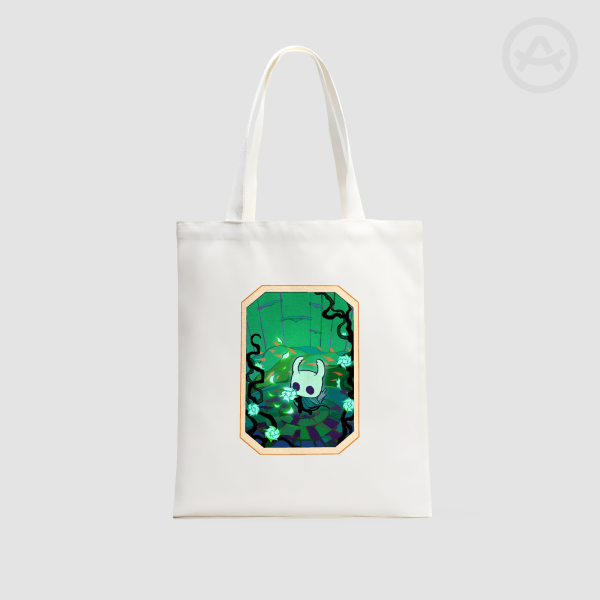 Hollow Knight - Queen's Gardens - Vertical Part-print Canvas Tote Bags - 13.7″x15.7″(35x40cm)