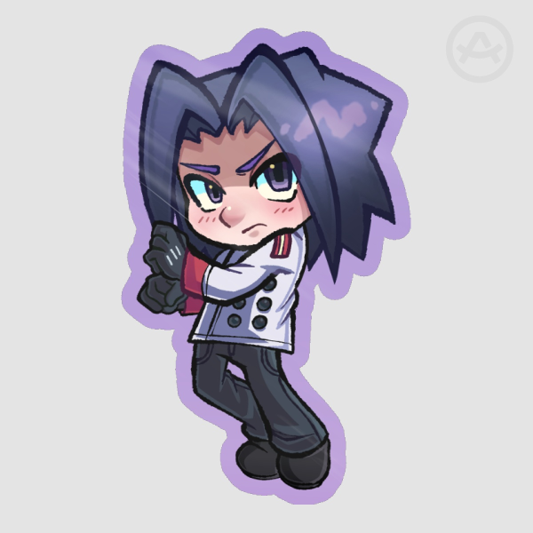 Akatsuki Blitzkampf Colored Edge Die Cut Sticker