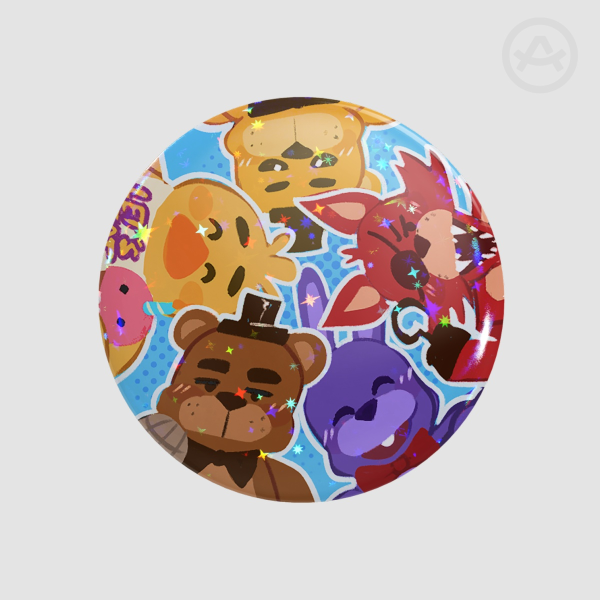 FNAF Round Badge