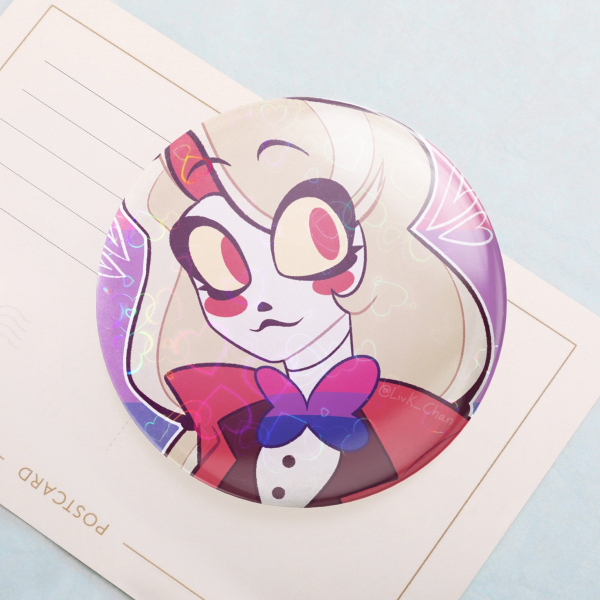 Charlie (Hazbin Hotel) Round Badges (Button Pins)