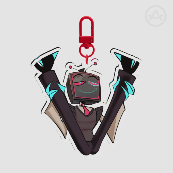 CRT Vox funny keychain || 8cm