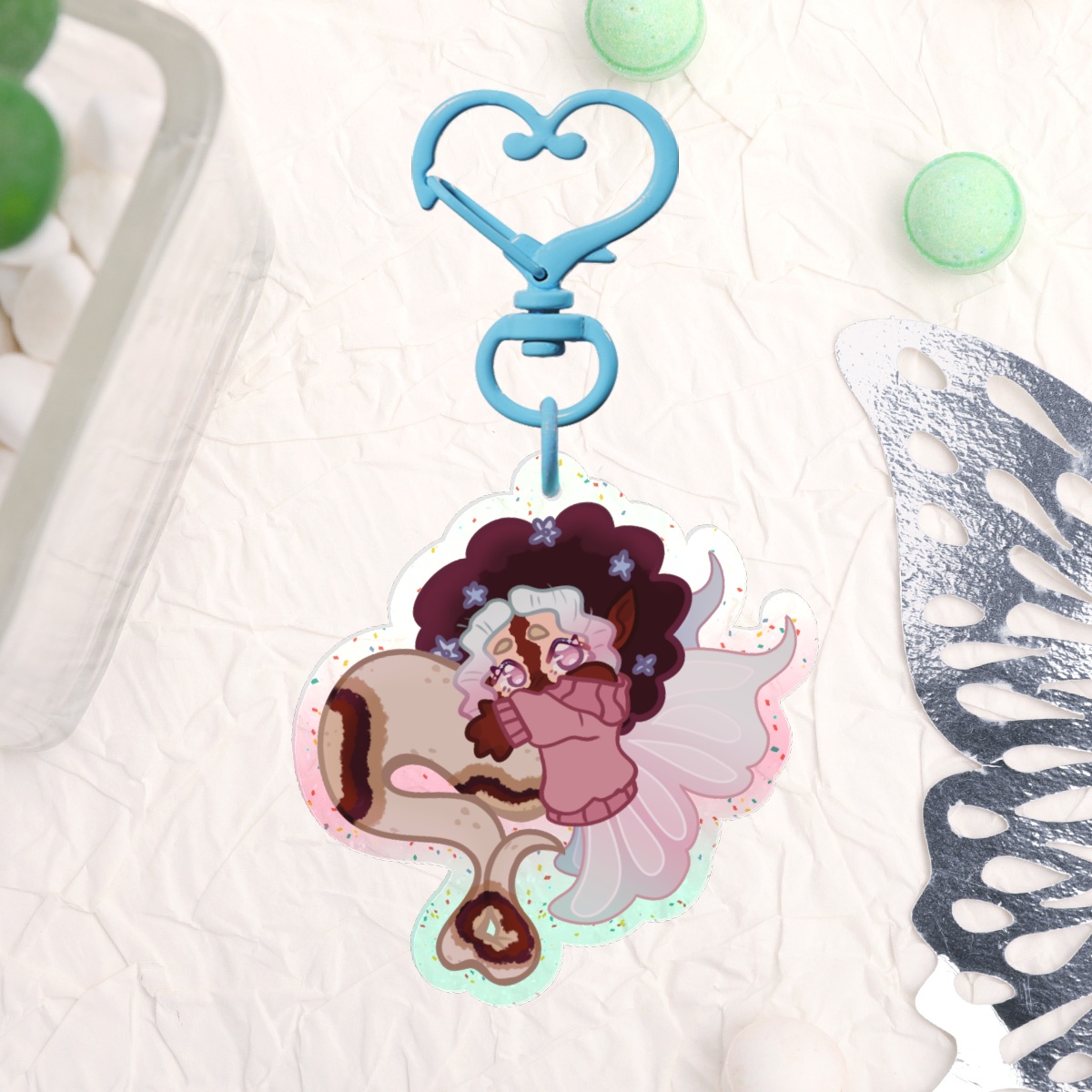 Pastel Fairy Chibi Keychain