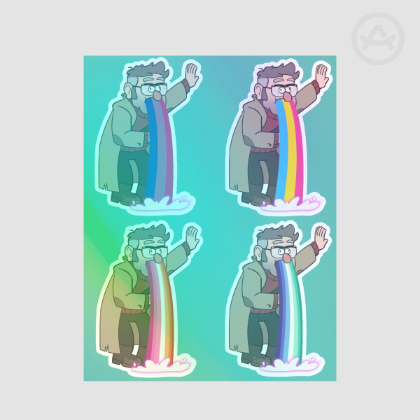 Barfing Ford Sticker Sheet 2