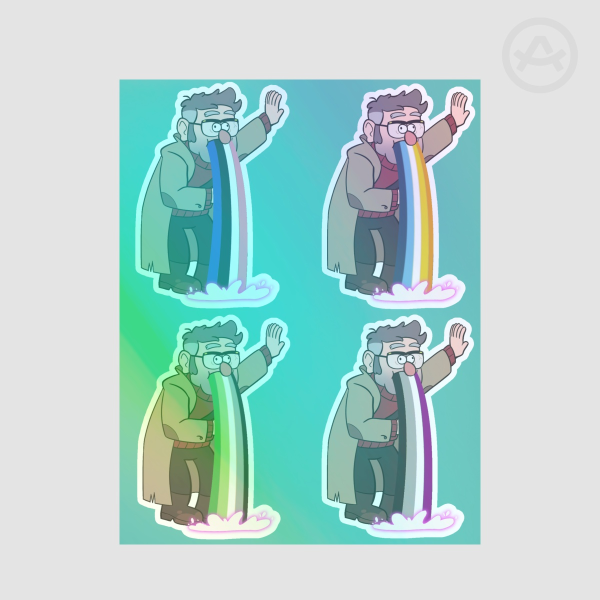 Barfing Ford Sticker Sheet 3