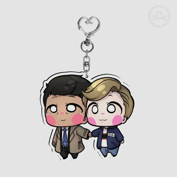 Castiel and Jack Acrylic Keychain