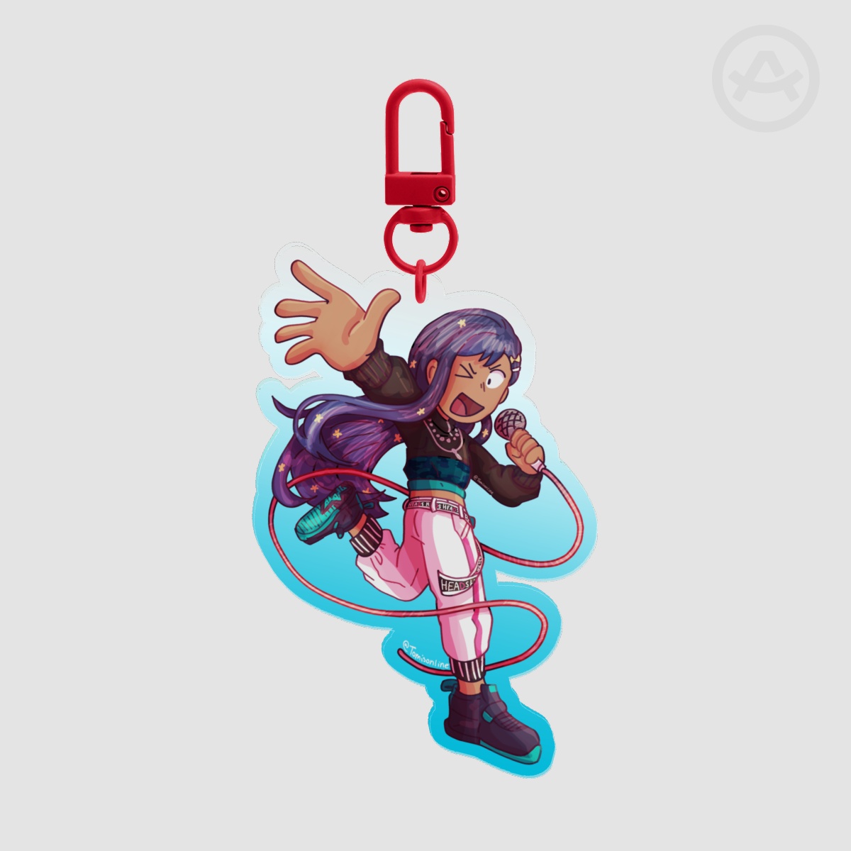 Vivid BAD SQUAD Keychain Set of 4 by Tomisonline - ACGGOODS