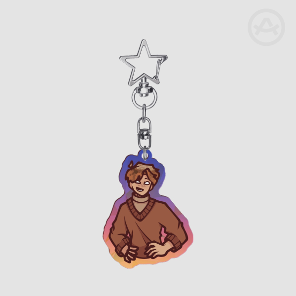 Mars │ Broken Glass Acrylic Keychains