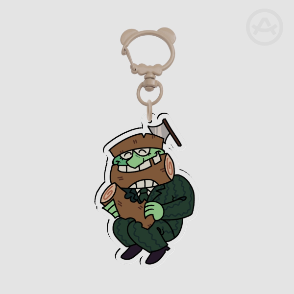 Treekiller (Spruce Campbell) - Clear Acrylic Keychain