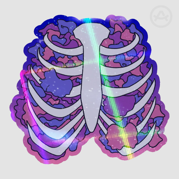 Bisexual Ribs Sticker