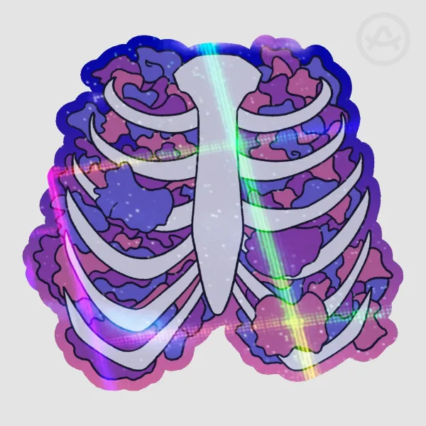 Bisexual Ribs Sticker
