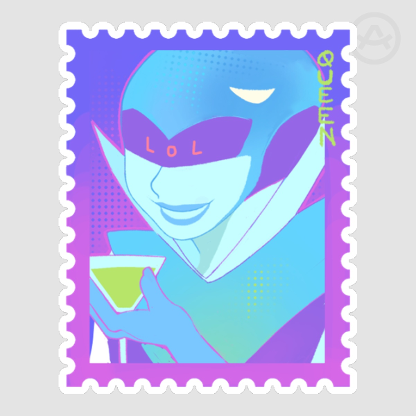 Queen Die Cut Sticker