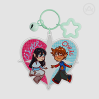 Chris & Winter ; T4T - Epoxy Clear Acrylic Keychain