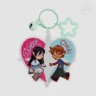 Chris & Winter ; T4T - Epoxy Clear Acrylic Keychain