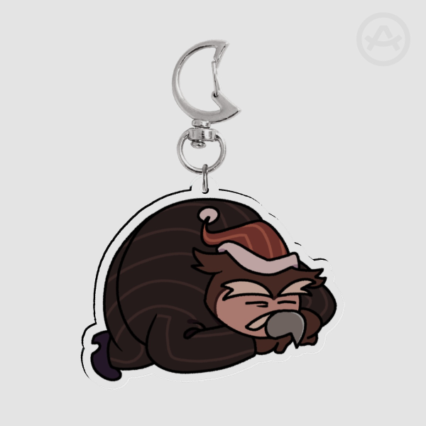 Featherbedder (Tawney C. Esta) - Clear Acrylic Keychain