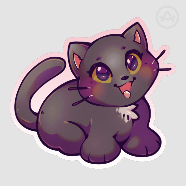 🐈‍⬛Chaos Critters - Loudmouth Lady Stickers
