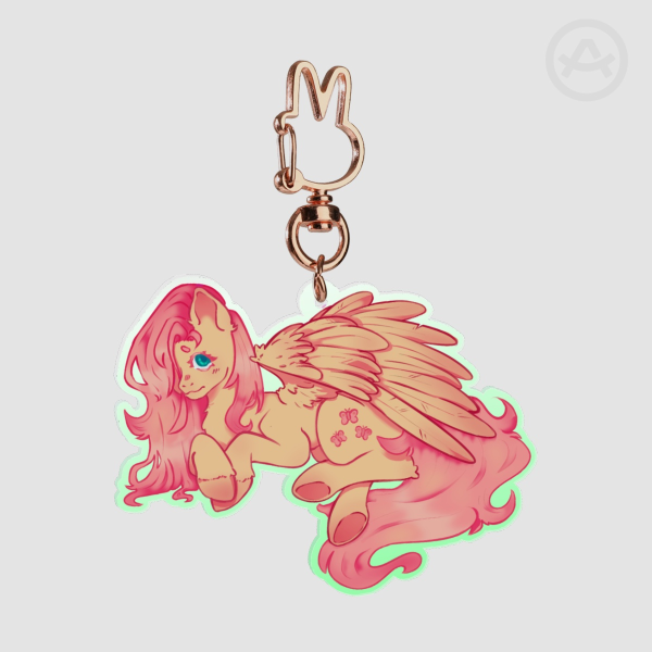 Colored Edge Acrylic Keychains