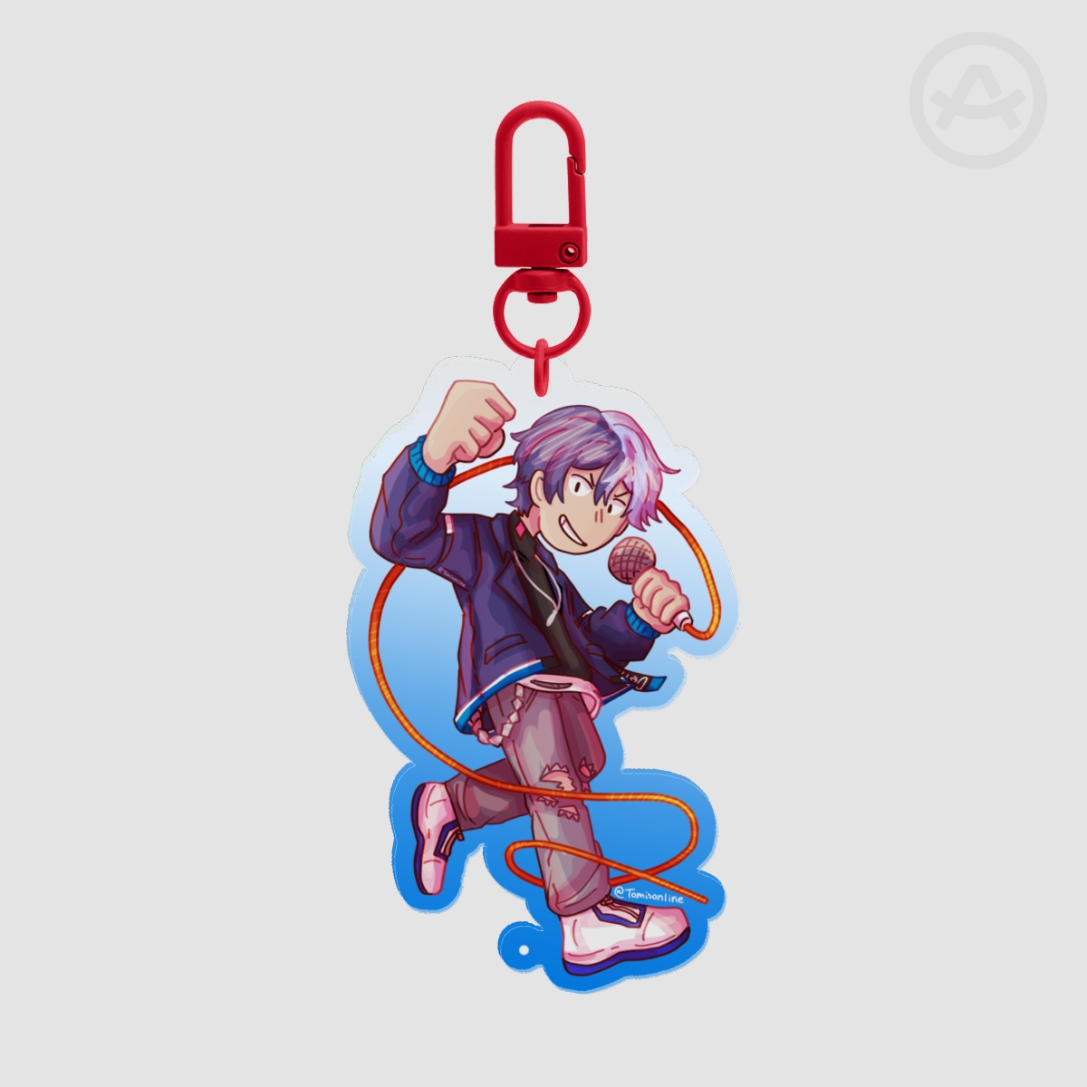 Vivid BAD SQUAD Keychain Set of 4 by Tomisonline - ACGGOODS