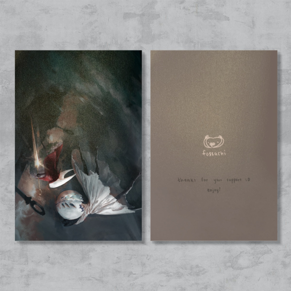 Hornet and First Sinner Hollow Knight: Silksong Postcard (100mmx150mm)