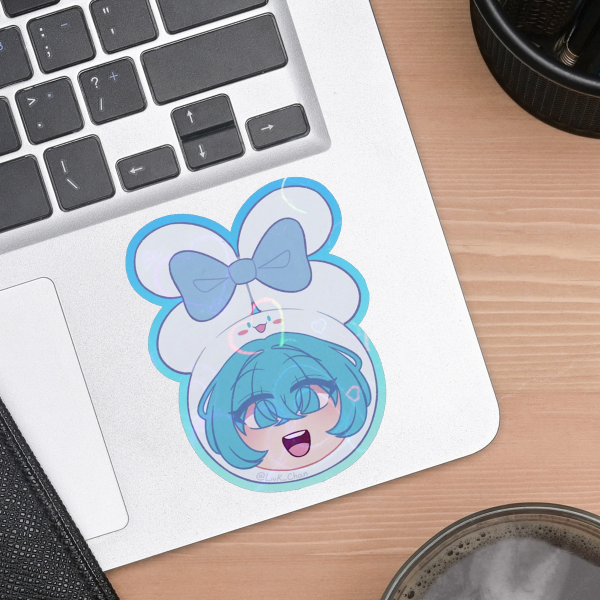 Hatsune Miku x Cinnamoroll Colored Edge Die Cut Stickers