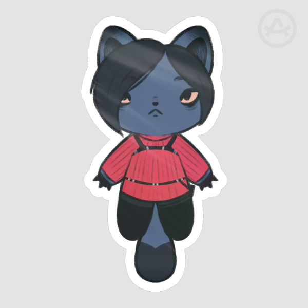Ada Cat Die Cut Stickers