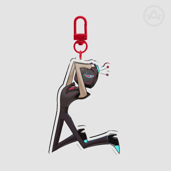 CRT Vox rawr keychain || 8cm