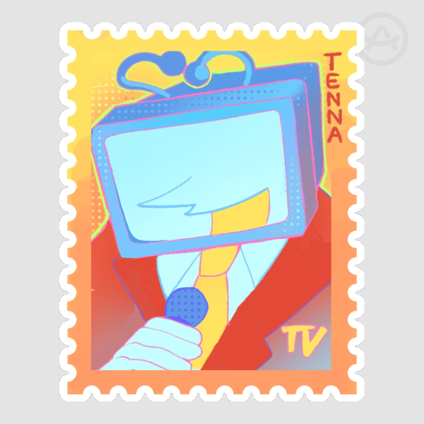 Tenna Die Cut Sticker