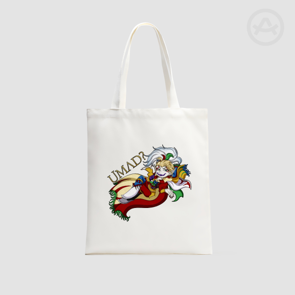 UMAD? Chibi Kefka Vertical Part-print Canvas Tote Bags