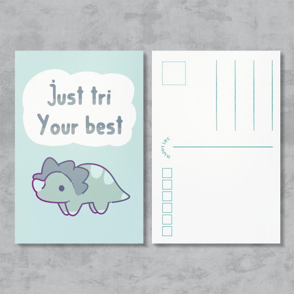 Tri Your Best Postcards