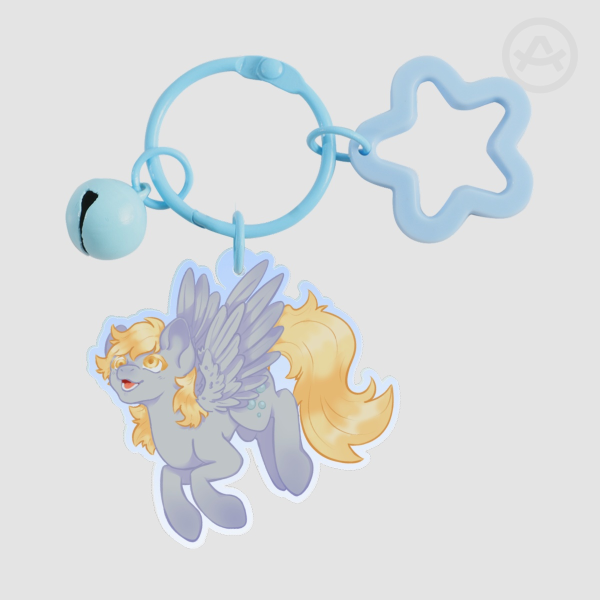 Colored Edge Acrylic Keychains l
