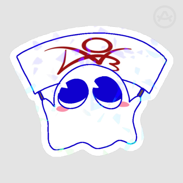 Ao3 ghost sticker