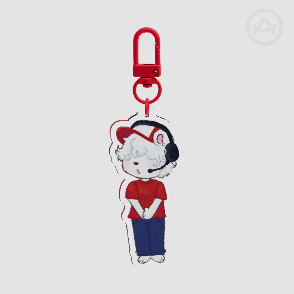 [QSMP] Tiny Tomate Keychain