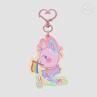 Yes, Homo Keychain