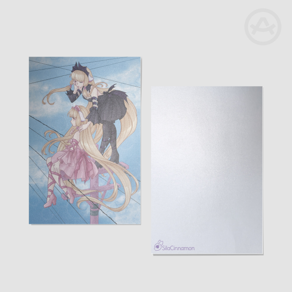 Freya and Chii - Postcard
