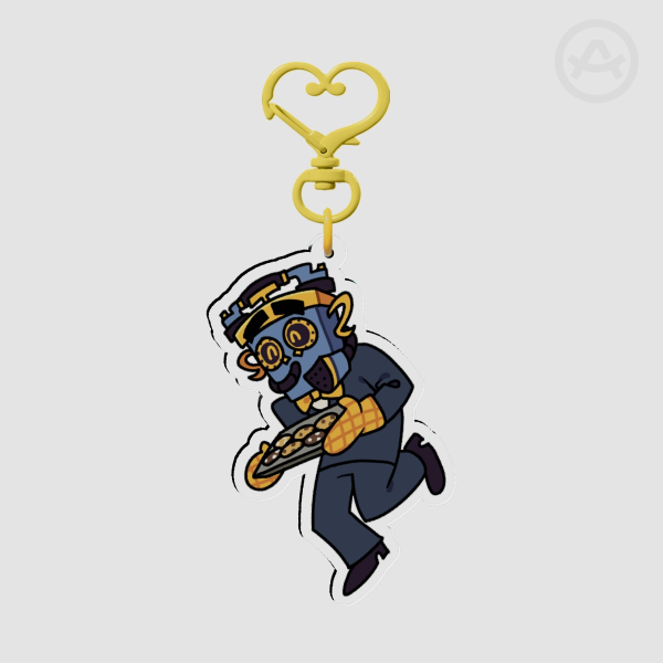 Mouthpiece (Belle Dama) - Clear Acrylic Keychain
