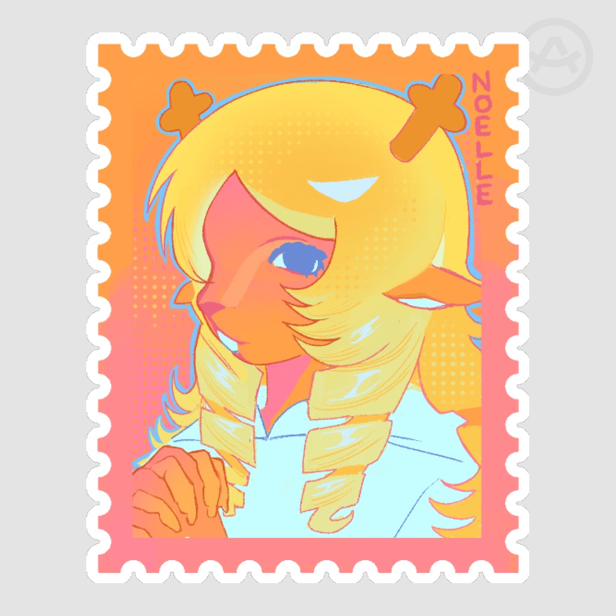 Noelle Die Cut Sticker