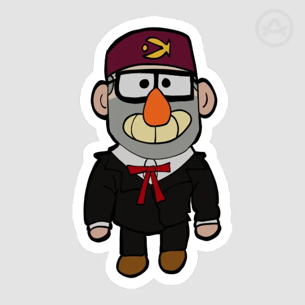Stanley plush Cut Stickers