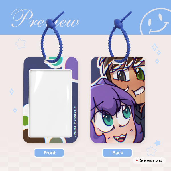 Ritsuko & Kooji (1) Plastic Card Holder