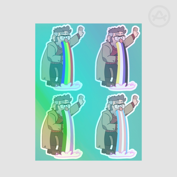 Barfing Ford Sticker Sheet 1